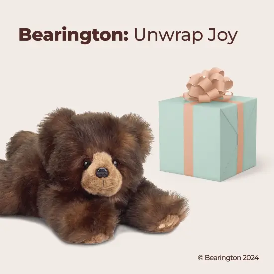 Bearington Snuggly Ben Plush Stuffed Animal Brown Grizzly Bear, 14", For Ages 2-14 {5}