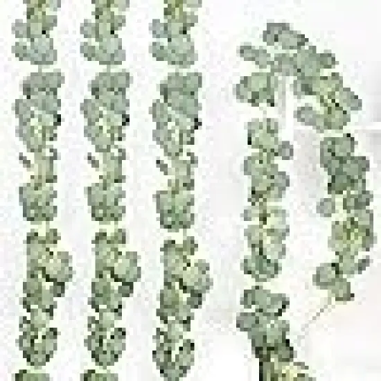 Artificial Eucalyptus Garland Faux Silk Eucalyptus Leaves Vines Handmade {6}
