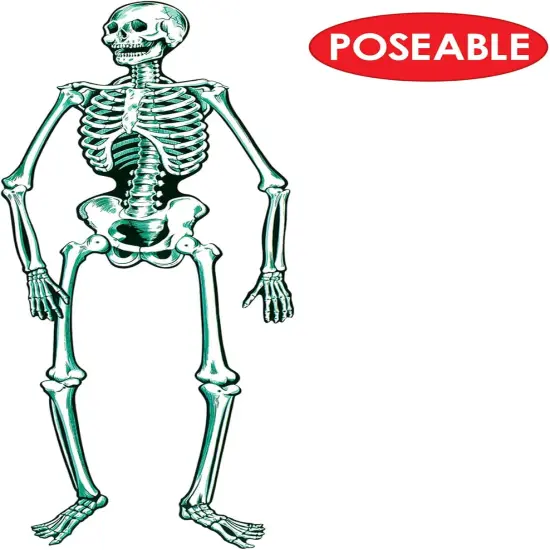 Jointed Skeleton Party Accessory (1 count) (1/Pkg) {3}