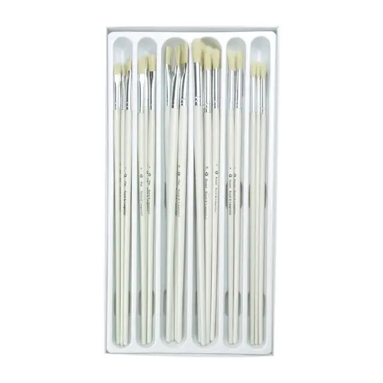RCVP-106 | Classroom 24pc Bristle Hair Long Handle Brush Set {2}