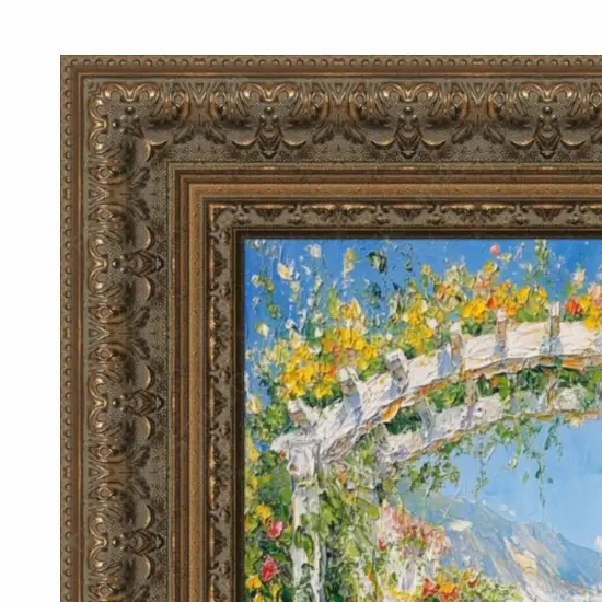 Wide Luxury Vintage Antique Gold Picture Frame 30x40 frame {4}