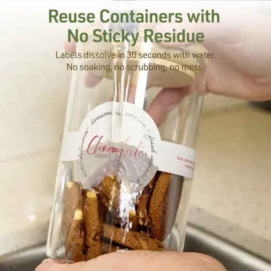 Avery Dissolvable Labels, 2-3/8" x 8" Wraparound {9}