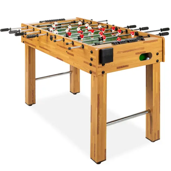 Best Choice Products 48in Competition Sized Foosball Table for Home, Game Room w/ 2 Balls, 2 Cup Holders Arcade {7}