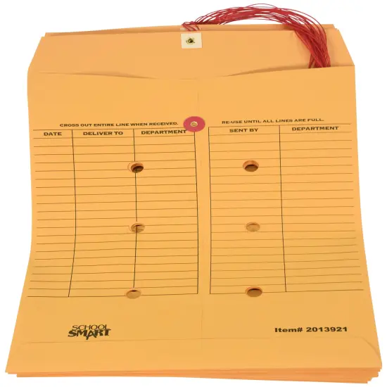 School Smart Interoffice Envelopes, 10 x 13 Inches, Pack of 100 {3}