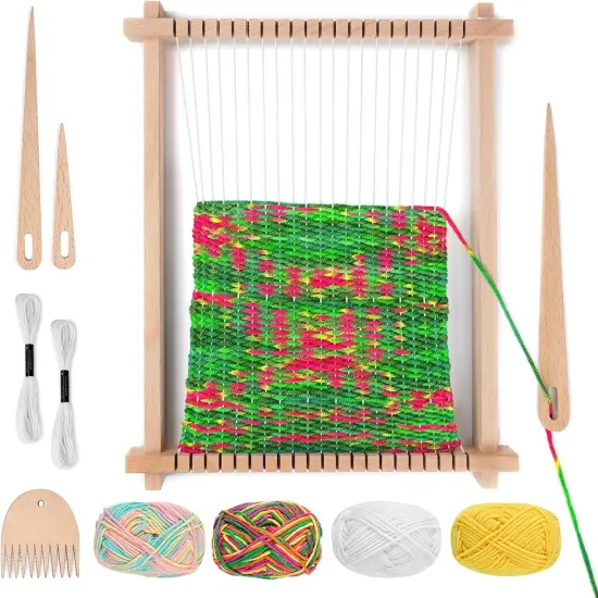 9 * 11 inch - Weaving Loom Kit for Beginners Adults {3}