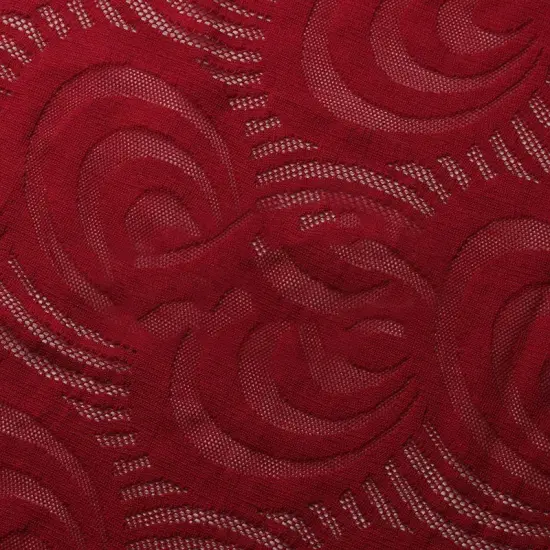 Swirl Lace 4-Way Stretch Nylon Spandex Lace in 6 Colorways Beet Red {3}