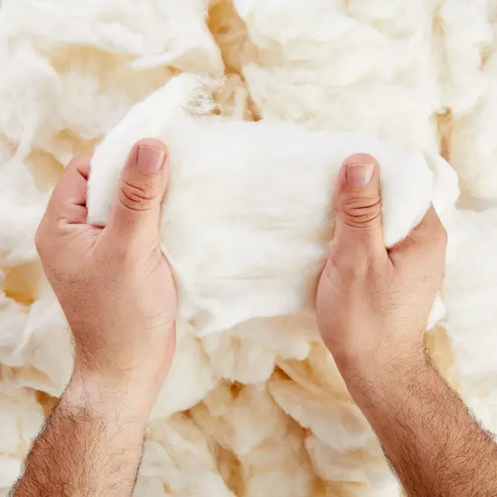 Wool Batting for Stuffing Animals, Crafts, Cushions, Pillow Filler, Needle Felting (16oz, Natural White) {5}