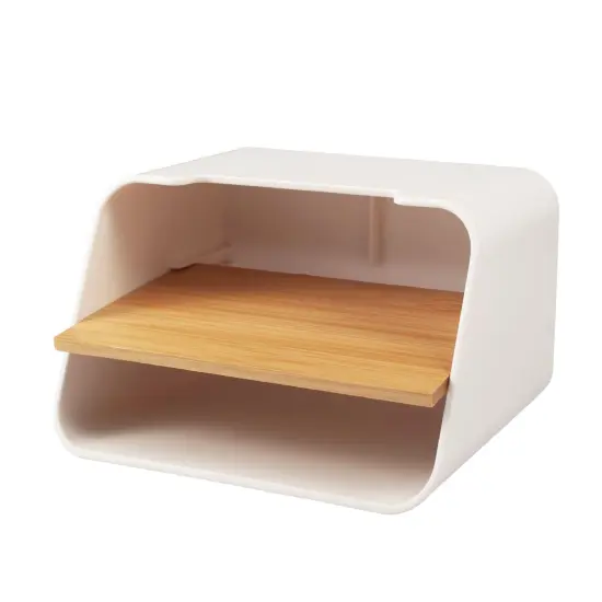 Zodaca Remote Control Holder, Desk Storage Organizer Container for Home & Office White {6}