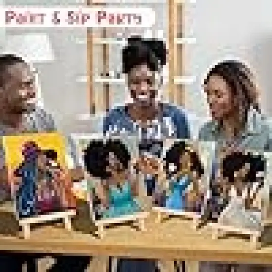 Adults Sip and Paint Kit Pre Printed Canvas {3}