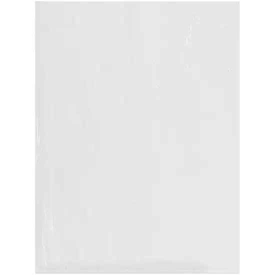 Plymor 18" x 24", 1.5 Mil Flat Open Clear Plastic Poly Bags {1}