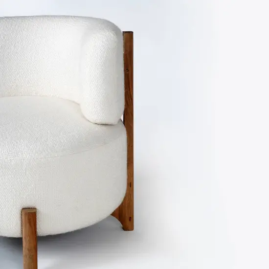 Treanthony 24'' Wide Tufted Armless Lounge Chair &ndash; Modern & Stylish Seating {3}