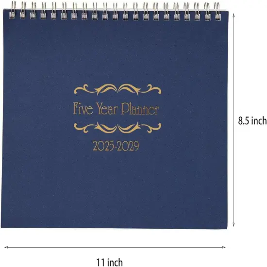 5 Year Calendar Planner (Blue, 11 * 8.5'' 2025-2029) {2}