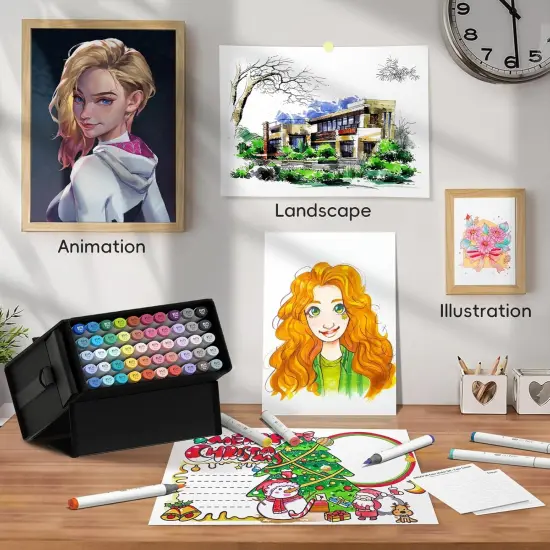 Alcohol Markers Brush Tip {4}