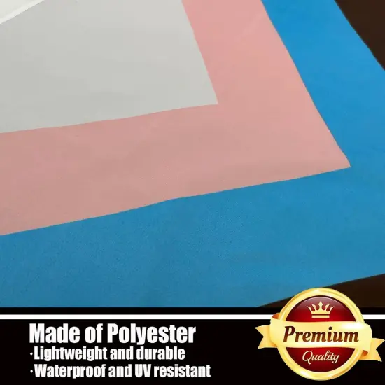 Progress Pride Rainbow Flag 3x5 Outdoor Double Sided 3 Ply-LGBTQ Gay Lesbian Bisexual Non Binary Transgender All Inlcusive Progressive Pride Rainbow Flag Vivid Color Heavy Duty Polyester Flags with 2 {3}