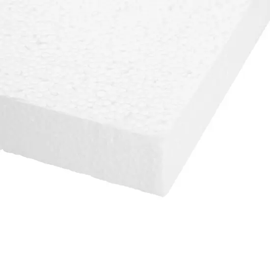 6 Pack Craft Foam Sheets, 1 Inch Thick Rectangle Blocks for Floral Arrangements, DIY Projects, Packing (12 x 6 x 1 in) White {6}