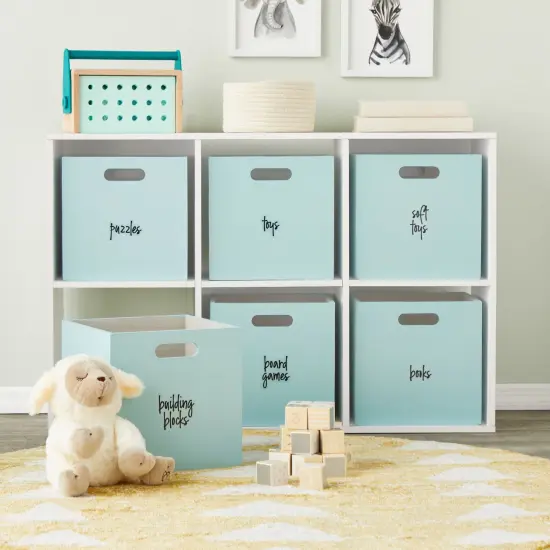 Talented Kitchen 147 Toy Labels for Playroom Organization and Storage Bins, Preprinted Black Script on Clear Vinyl Stickers for Crafts, Canisters, Baskets, and Closet (Water Resistant) {3}