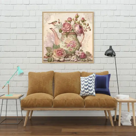 Flowers Diamond Painting Kits for Adults, 5D Spring Bird Diamond Art Kits for Adults, DIY Full Drill Diamond Art Diamond Dots Gem Art and Craft Picture {4}