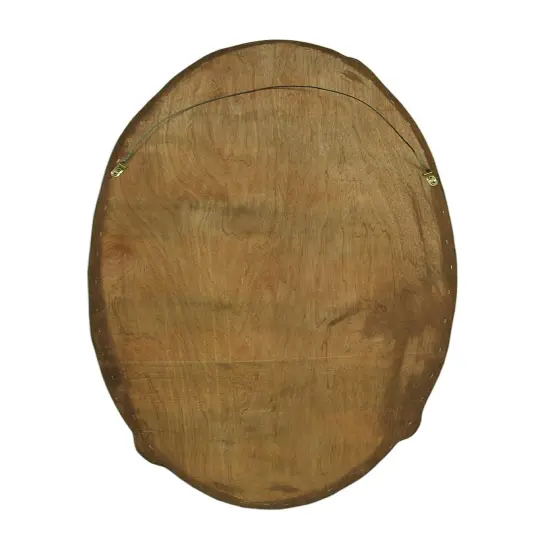 Woodland Black Bear Family Hand Crafted Wooden Wall Mirror 39 in. {4}