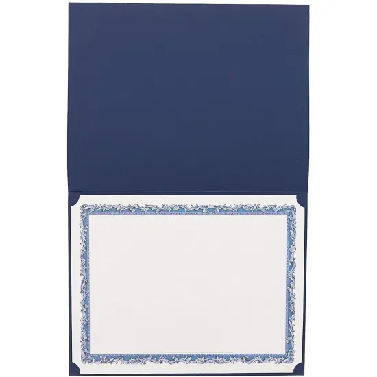 Paper Junkie 24 Pack Certificate Holder Letter-Sized Diploma Cover - Navy Blue {3}