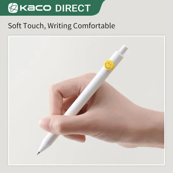 Cute Gel Pens, 10 Pieces Set Black Ink 0.5 mm Fine Point, Retractable Quick Drying Aesthetic Cute Pens (10 Style Set) {3}