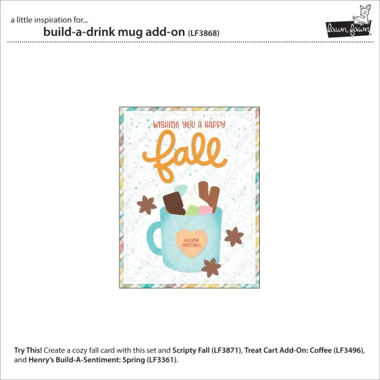 Lawn Cuts Custom Craft Dies-Build-A-Drink Mug {5}