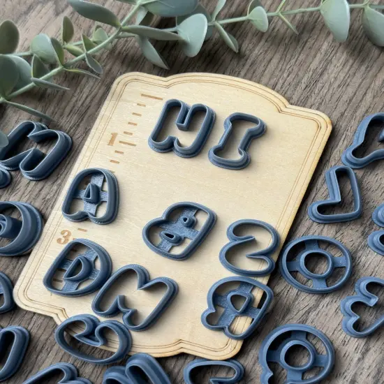 Alphabet | Puffy Letters | Country Western Clay Cutters {3}