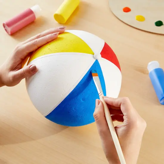 2 Pack Large Foam Balls for Crafts, 7.5 Inch Solid Polystyrene Spheres for DIY Projects, Flower Centerpieces (White) {2}