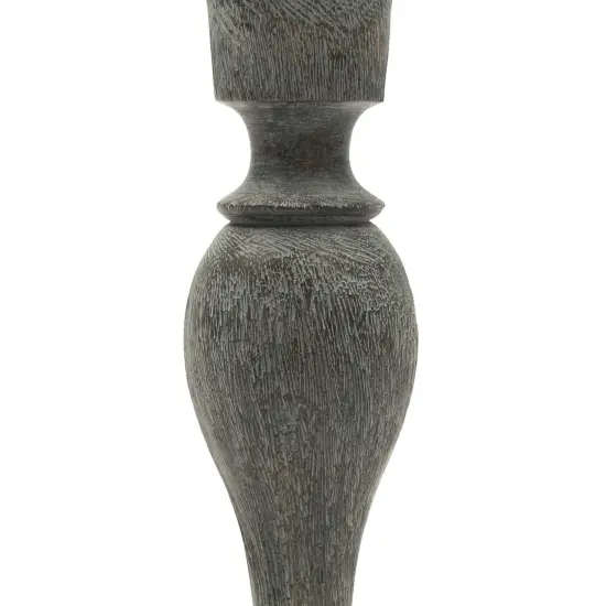 Decorative Wooden Centerpiece Candle Holder- 6" X 16" {3}