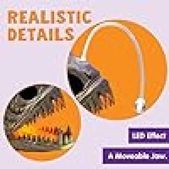 Halloween Skeleton Lantern Fish with LED Eye Plastic Bones for HalloweenSkeletons {3}