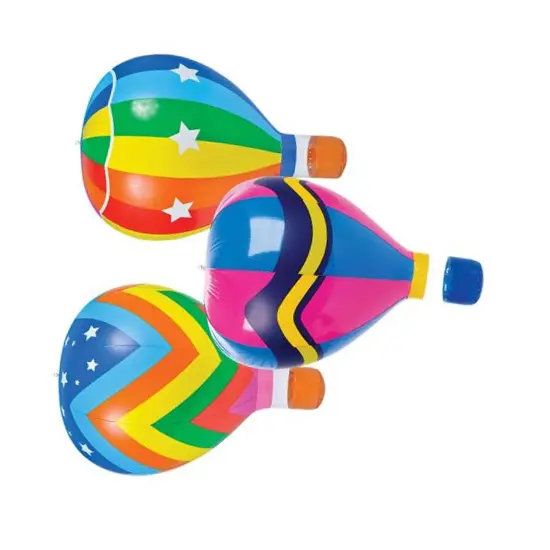 Inflatable Hot Air Balloons 22 Inch Assorted Designs {4}