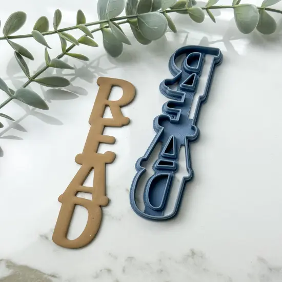 READ BOOKMARK | LETTERS | CLAY CUTTER {2}