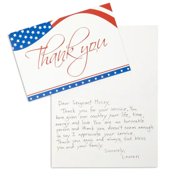 120 Pack 4x6-inch Bulk Patriotic Thank You Cards with Envelopes for Veterans Day and 4th of July - American Flag Appreciation Gift Notes Multicolor {5}