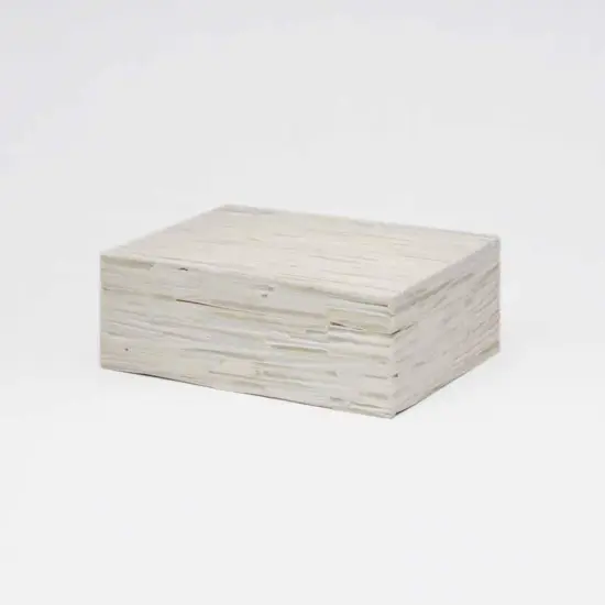 CHISELED JEWELRY BOX/IVORY BONE {3}