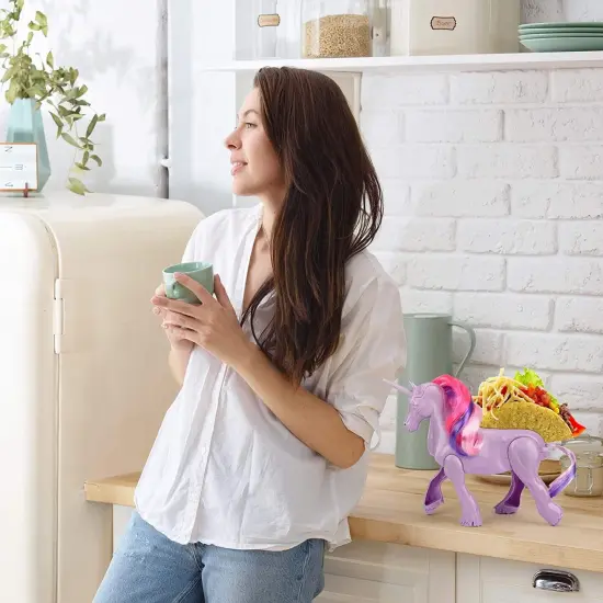 Unicorn Magic Sculpted Taco & Snack Holder {5}