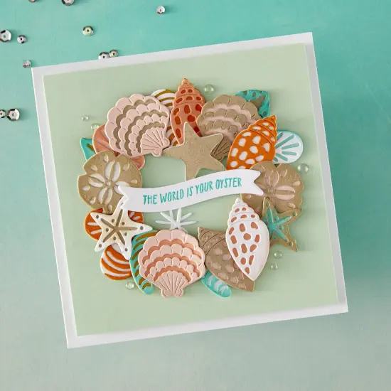 Hero Arts Die Set-Sophisticated Shells {4}