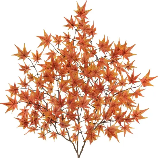 3 Pcs Artificial Maple Leaves Branches {1}