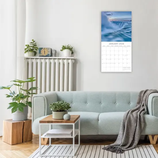 The Gifted Stationary 2026 Square Wall Calendar, Natural Wonders, 16-Month Natural World Theme Hanging Calendar with 180 Reminder Stickers, Month Planner for Home, or Creative Spaces, 12x12 In Multicolor {2}