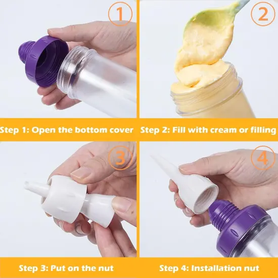 Dessert Decorating Syringe Set, Icing Piping Kit {5}