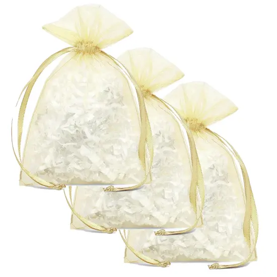 Classic Look for Gift Wrapping 6" x 9" Organza Bag {4}
