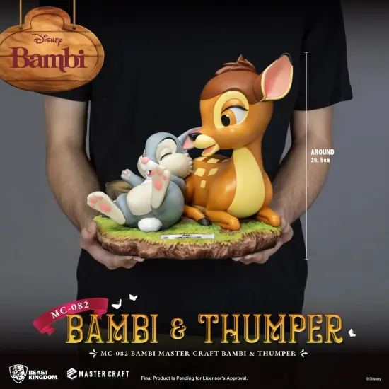 Bambi and Thumper Master Craft Table Top Statue {2}