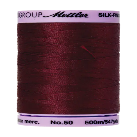Cranberry (9104-0918) | Silk-Finish Cotton 50wt (500M / 547Y) | Mettler Thread {1}