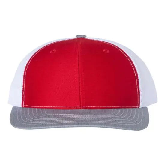 Richardson&reg; Snapback Trucker Cap R White H Grey {1}