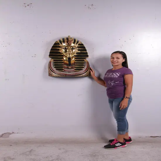 Egyptian Bust King Tut Life Size Statue {2}