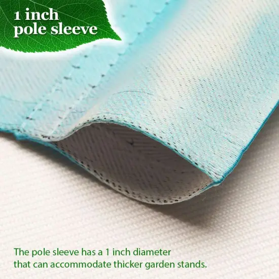 G128 Combo Pack: Garden Flag Stand 36x16IN & Garden Flag America My Home My Heart Printed 12x18IN Double Sided {2}