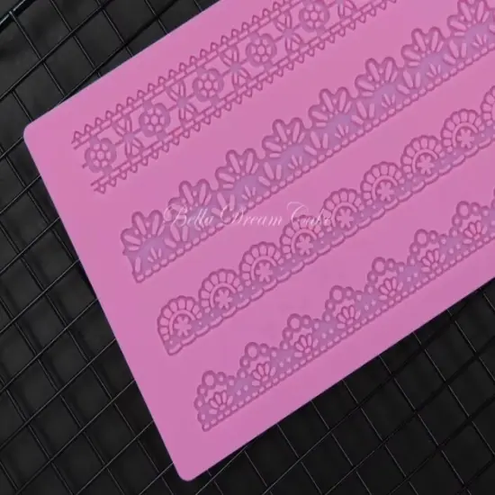 Embossing Mat Lace Band Silicone imprint {6}