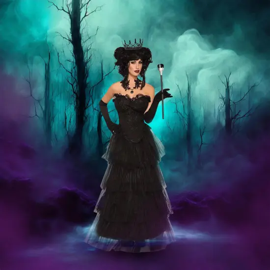 Evil Queen Women's Black Costume Skirt - Standard {4}