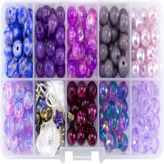 CousinDIY Mosaic Bracelet Kit-Purple Haze {1}