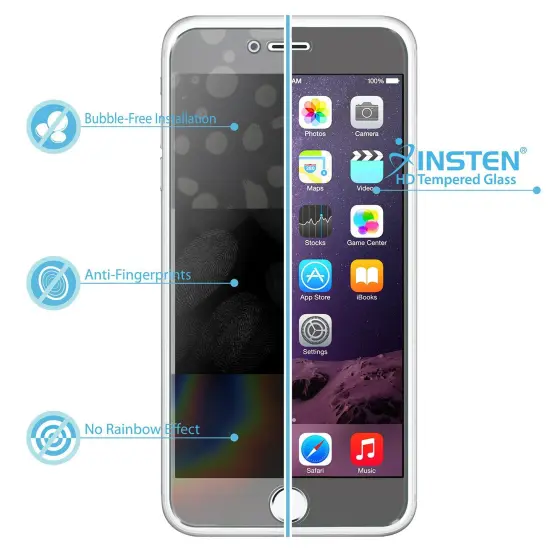 Insten for iPhone 6S Plus / 6 Plus 5.5 Privacy Anti-spy Real Tempered Glass Screen Protector Film {4}
