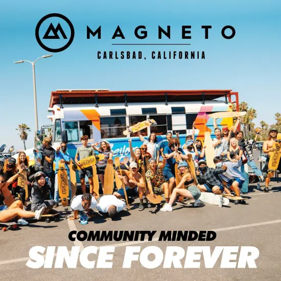 Magneto Complete Skateboard | 27.5" x 7.5" | 6-Layer Canadian Maple Double Kick Concave Deck | Skateboard Cruiser Skateboard for Kids, Boys, Girls, Beginners, Teens & Adults, Ages 3-14 Brown {7}