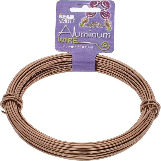 The Beadsmith 12-Gauge Anodized Aluminum Wire for Jewelry Making, Metal Wire for Wrapping Copper {1}